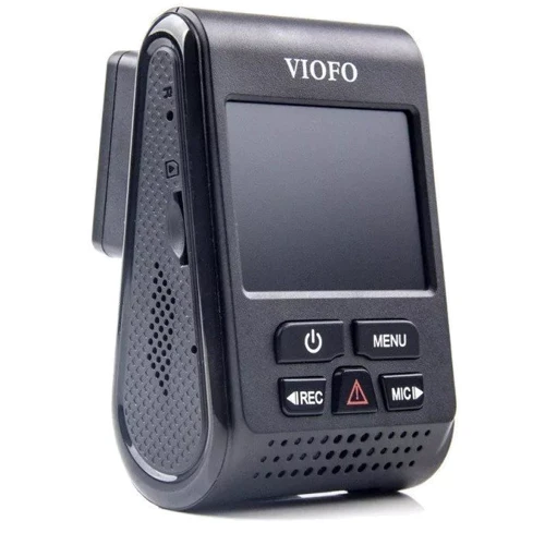Viofo A119 V3 з GPS: Оснащение G-сенсор (датчик удара/движения), аккумулятор, дисплей, микрофон, печать даты и времени на видео, регистрация GPS-координат