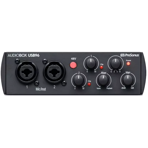 Аудиоинтерфейс PRESONUS AudioBox USB 96 25th Anniversary Edition: Питание от USB-порта