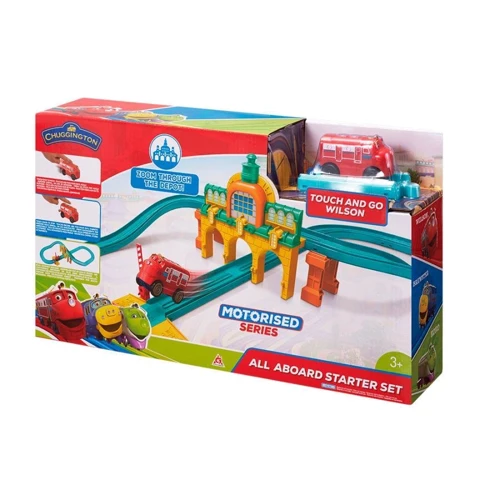 Железнодорожное депо Chuggington Трек с паровозиком Вилсоном (EU890501)