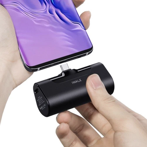 Внешний аккумулятор iWALK Power Bank Link Me 4 4500mAh USB-C Black (DBL4500L): Количество USB нет