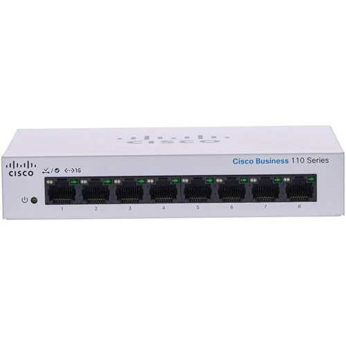 Сетевой коммутатор Cisco CBS110-8T-D-EU