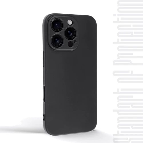 Чохол для iPhone ArmorStandart Matte Slim Fit Camera cover Black для iPhone 16 Pro (ARM78497): Матеріали Термополиуретан