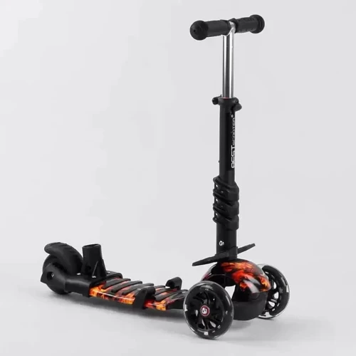 Самокат Best Scooter черный (17334): Максимальная допустимая нагрузка, кг 60