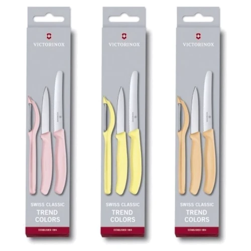 Набор кухонных ножей Victorinox SwissClassic Paring Set 3 пр. (6.7116.31L82) фото 5