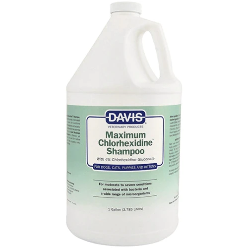 Шампунь Davis Maximum Chlorhexidine Shampoo с 4% хлоргексидином для собак и котов заболеваниями кожи и шерсти 3.8 л (52284)