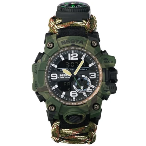 Наручные часы Besta Military с компасом 4434: Тип Мужские