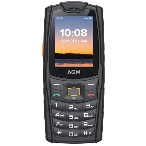 Мобильный телефон AGM M6 + Dock Station Black (English Keyboard): Дисплей 2.4 TFT (240х320)