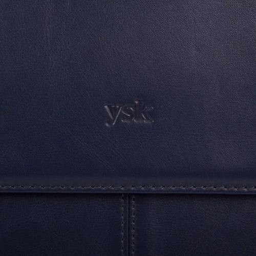Мужской портфель Y.S.K. синий (SHI877-18-6FL): Тип ручки Плечевой ремень, Короткая ручка
