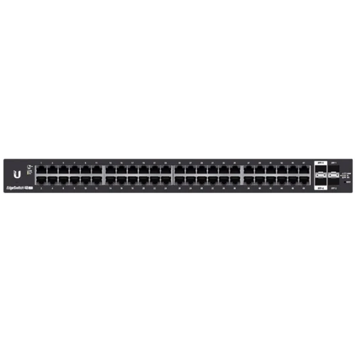 Сетевой коммутатор Ubiquiti EdgeSwitch Lite ES-48-LITE: Порты только Gigabit Ethernet (10/100/1000)