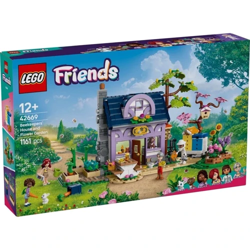 Конструктор LEGO Friends Домик и цветник пчеловодов 1161 деталь (42669)