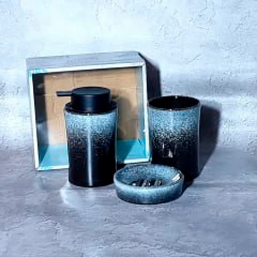 Набір для ванної кімнати S&T THREE 3 ін. (899-3): Тип Підставка для зубних щіток, Мильниця, Дозатор для мила