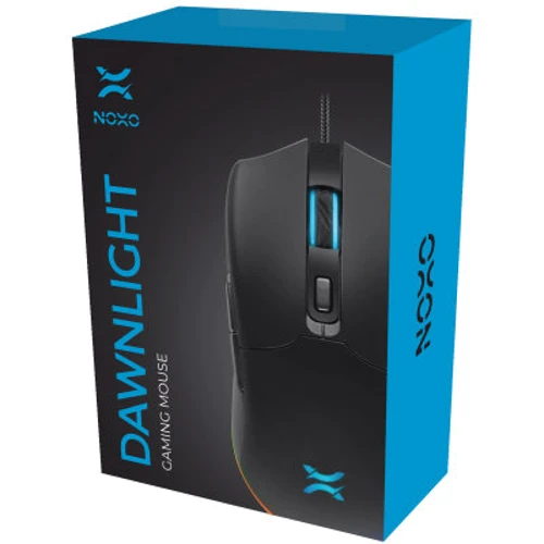 Мышь NOXO Dawnlight Gaming mouse USB Black (4770070881910): Длина кабеля 1.6 м
