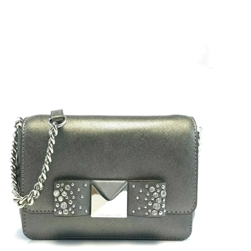 Жіноча сумка крос боді Michael Kors срібляста (192877032496)