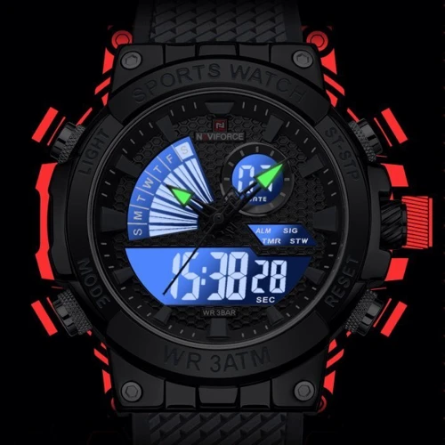 Наручные часы Naviforce Set Box подарочный набор 2 ремешка (1739): Водонепроницаемость 3 ATM