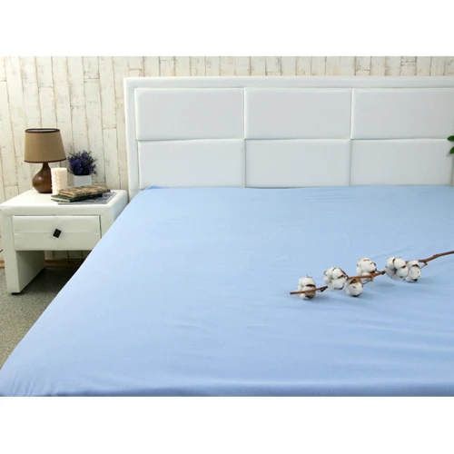 Простирадло Руно Blue1 на гумці 120х200 см бязь (506.114У_Blue1): Матеріал бязь