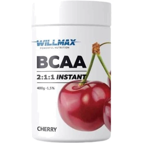 Аминокислота для спорта Willmax BCAA 2:1:1 Instant 400 g /80 servings/ Cherry