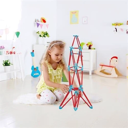 Конструктор HAPE Flexistix Креативні фігури 133 деталі бамбуковий (E5565) фото 12