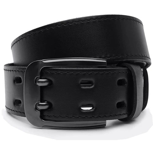 Мужской ремень Borsa Leather черный (V1115FX25-black)