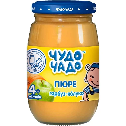 Чудо-Чадо пюре тыква и яблоко с сахаром 170 г