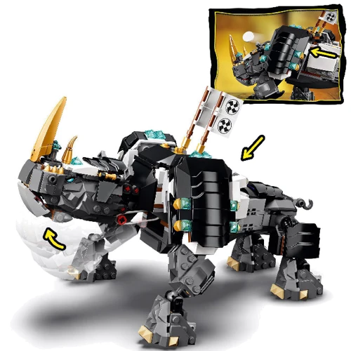 LEGO NINJAGO Робоносорoг Зейна (71719) фото 3