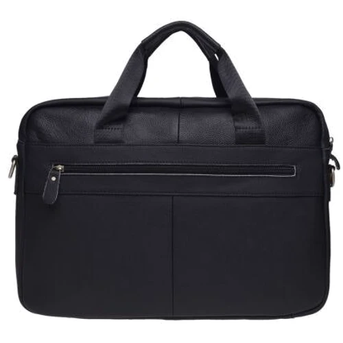 Мужская сумка мессенджер Keizer черная (K11125-black): Фактура Матовая, Зернистая