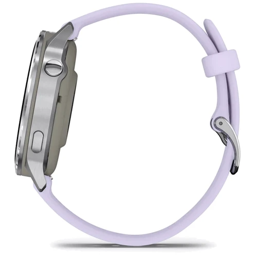 Смарт-годинник Garmin Venu 4 41mm Silver with Periwinkle Silicone Band (010-03013-01)