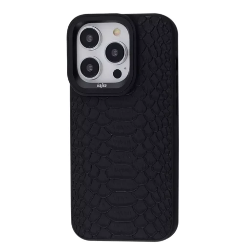 Чехол для iPhone Kajsa Snake Pattern Black for iPhone 14 Pro Max