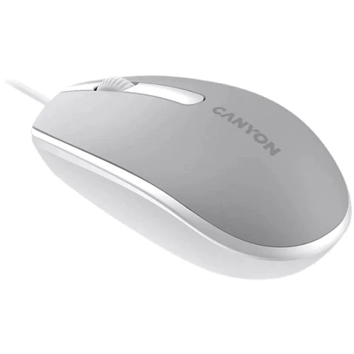 Мышь Canyon M-10 USB Dark Grey (CNE-CMS10DG): Эргономика симметричная для левшей