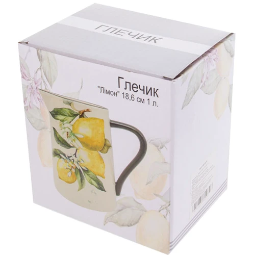 Глек Lefard Лимон 18.6 см 1.35 л (858-0070): Тип Кувшин