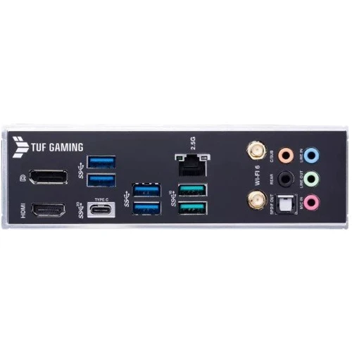 ASUS TUF GAMING H670-PRO WIFI D4: Роз'єми на задній панелі USB 3.2 Gen 2, USB 3.2 Gen 1