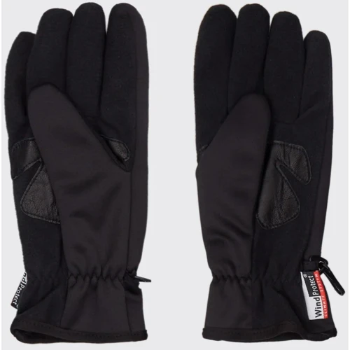 Мужские горнолыжные перчатки CMP Man Softshell Gloves S nero черные (6521107-U901)