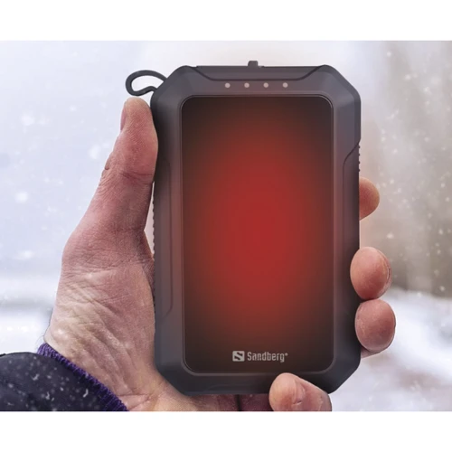 Внешний аккумулятор Sandberg Power Bank 10000mAh Hand Warmer Black (420-65): Количество USB 2