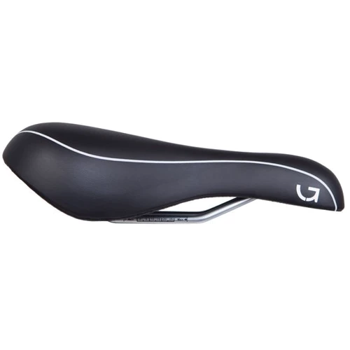 Седло Green Cycle GSD-137 Moderate Unisex, стальные рейлы, черное