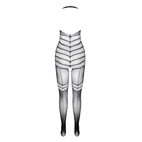Бодистокинг с плетением на животике Passion BS100 One Size white