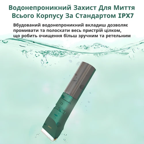 Машинка для стрижки Xiaomi Riwa RA-6110 Green: Количество насадок 4