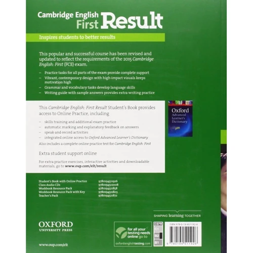 Cambridge English First Result: Student's Book with Online Skills Practice: Производитель Oxford University Press (OUP)