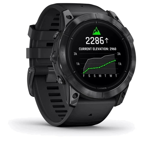 Смарт-часы Garmin Epix Pro (Gen 2) 51mm Slate Grey with Black Band (010-02804-21): Время работы до 16 дней