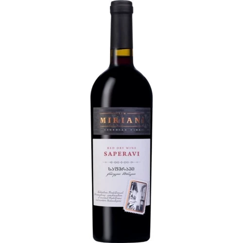 Вино Miriani Саперави, красное сухое, 0.75л 12% (PLK4860013089623)