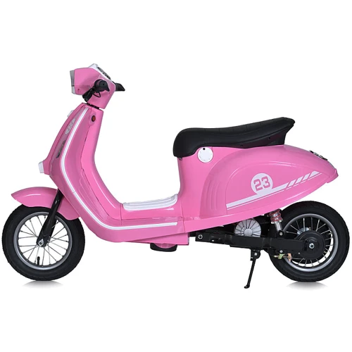 Детский электромотоцикл Bambi розовый (M 6017AL-8)