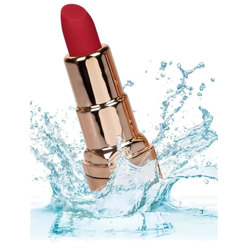 Вибратор в форме помады CalExotics Hide Play Lipstick Recharge, красный