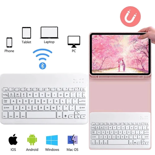 Аксессуар для iPad BeCover Case Smart Keyboard Pink for iPad Mini 6 2021 (712990) фото 8