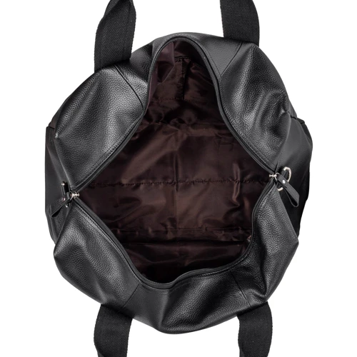 Мужская дорожная сумка Vito Torelli черная (VT-6417-black): Тип ручки С широким ремнем, Плечевой ремень, С двумя ручками