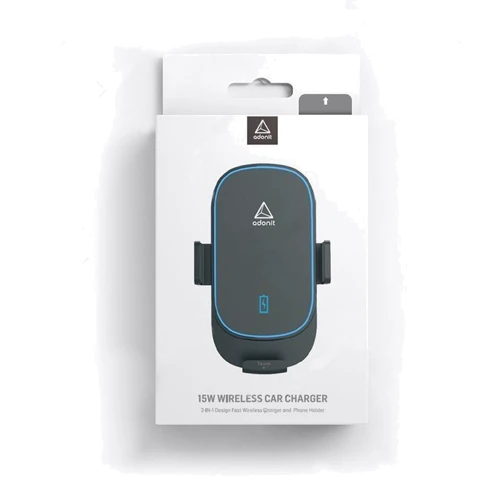 Держатель Adonit Car Holder Wireless Charging 15W Black фото 10