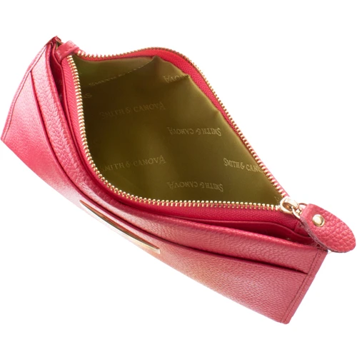 Женский кошелек Smith&Canova красный (FUL-28538-fuchsia): Тип Кошельки