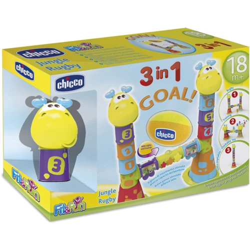 Розвиваюча іграшка Chicco Jungle Rugby (07905.00): Тип пірамідка