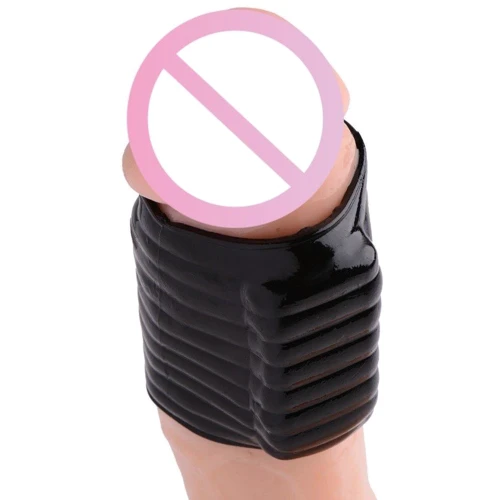 Вибронасадка на член Trinity Vibes Vibrating Jack Off Sleeve (чёрный)