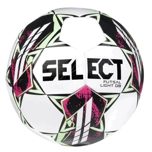 Мяч для игры Select FUTSAL LIGHT DB v22 футзальный Бело-зеленый Уни 4 (106146-389)