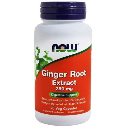 NOW Foods Ginger Root 250 mg 90 caps (Корень имбиря)