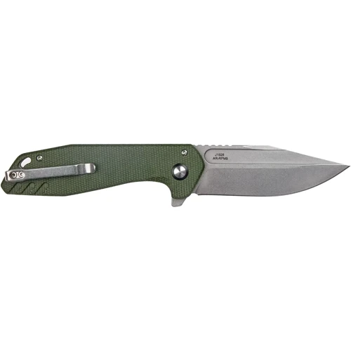 Нож CJRB Riff SW AR-RPM9 Steel Micarta green (2798.03.48): Тип ножа Складной