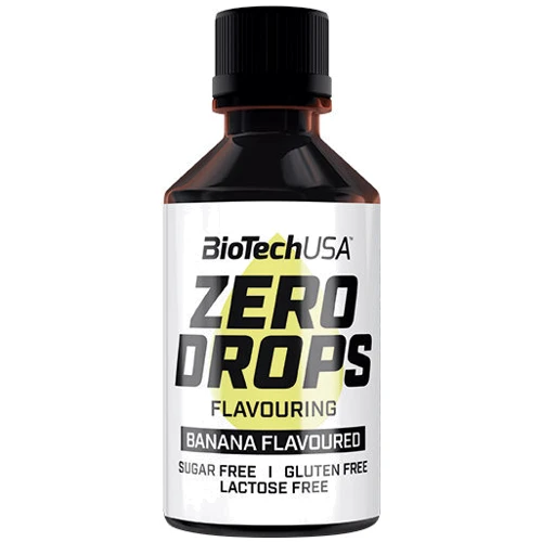 Заменитель питания BioTechUSA Zero Drops 50 ml /100 servings/ Banana